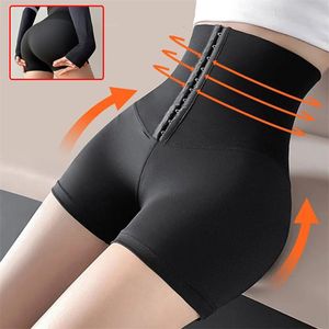 Waist Tummy Shaper Women Firm Tummy Control With Hook Butt Lifter Shapewear Panties High Waist Trainer Body Shaper Shorts Female Slimming fajas 230718