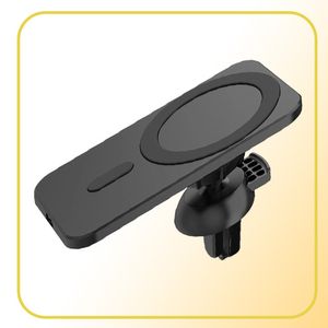 15W Halolock Magnetic Wireless Car Charger Mount for iPhone 11 12 Pro Max Magsafing 빠른 충전 무선 충전기 자동차 전화 Holde2926072