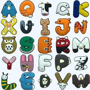 Shoe Parts Accessories Charms For Clog Animal A-Z Letters Decoration Different Shaped Diy Shoes Pins Kids Boys Girls Teens Men Women Ot7G0