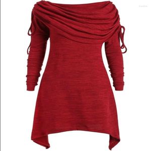 Casual Dresses European American Large Dress Pleated Collar Long Sleeve Hem Irregular Sexy Plus Size Velvet Vestidos Clothes