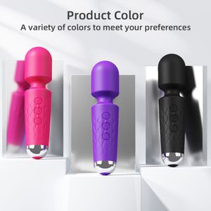 Mini vibrator sex toy for woman Portable AV Wand 20 Modes Vibration Mini Massager adult toy