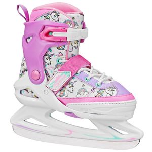 Ice Skates MEIZHI Girl's Adjustable Unicorn Size Medium 14 Warm Woven Liner 230717