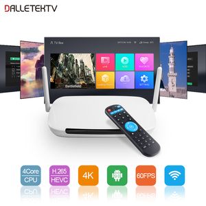 S9 8K Streaning TV Kutusu Amlogic 905W Dört Çekirdek Oyun Set Topu Android 9