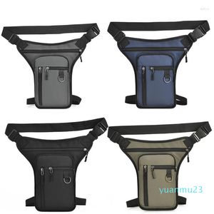 Outdoor-Taschen Wasserdicht Drop Bein Gürtel Tragbare Schulter Molle Oberschenkel Taille Fanny Pack Beutel für Wandern Motorrad