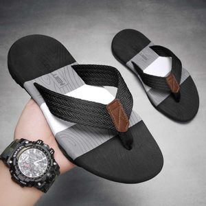 Hausschuhe Qualität Flip-Flops Männer Hausschuhe Designer Marke Strand Sommer Mann Sandalen Schöne Lässige Anti Reise Herren Seil Handgemachte Männliche zehe L230718