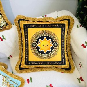 Luxury pillow case designer Signage tassel 11 Avatar patterns printting pillowcase cushion cover 45*45cm for 4 seasons home decorative FM01