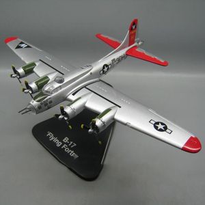 Aircraft Modle 1/144 Scale B17 B-17 USA Army Heavy Bomber Diecast Metal Military Plane Aircraft Airplane Model Display Collections 230718