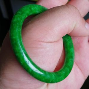 Bangle Certified Jade Bangles Women Fine Jewelry Accessories Genuine Natural Emerald Jadeite Myanmar Green Jades Round Bracelets