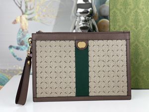 Designer Ophidia Clutch Bag Luxus Herren Damen Handtasche Doppelbuchstabe mit rotgrünem Gurtband Reißverschluss Geldbörse G156 hochwertige Stylistin Mode Marmont Make-up-Taschen