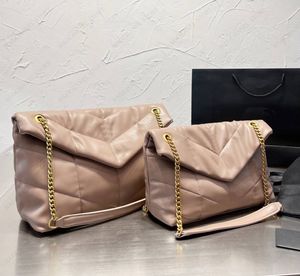 고급 크로스 바디 디자이너 어깨 가방 여성 핸드백 체인 클래식 가죽 레터 편지 하드웨어 레이디 플라운 구름 지갑