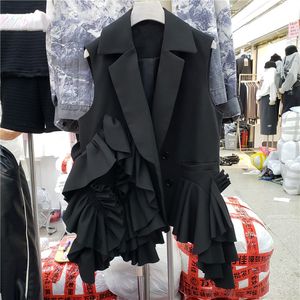 QNPQYX New Spring Summer New Outerwear New Outerdear distered design design design fashion blazers blazers est women ruched perchcoat