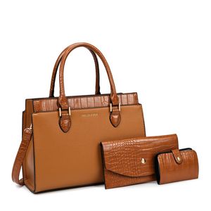 Nesting Bag Set 2023 New Edition - Single Shoulder, Hand Carry Women's Bag Set, Practical Multicolor Patchwork, High-End Handbag