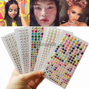 Outros Maquiagem Glitter Rosto Rhinestone Adesivo Autoadesivo Corpo Sombra para os Olhos Diamantes Bling Festa Festival Decoração Jóias Adesivos J230718