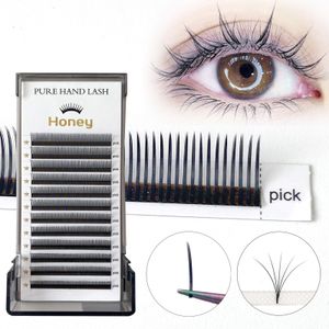 False Eyelashes 5D Spikes Fairy Flora Lashes Cluster Eyelash Extension Grafting Individual 230617