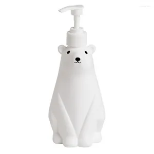 Dispensador de Sabonete Líquido Urso Polar Gel de Banho Xampu Recipiente Loção Dispensadora Garrafa Detergente Armazenamento Doméstico