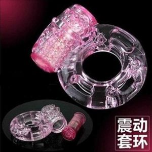 섹스 장난감 남자 남성용 기기 잠금 정자 반지 나비 수정 소매 진동 시간 지연 성인 성 제품
