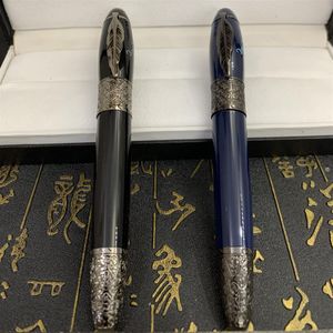 YAMALANG Penna di grande lusso Scrittore Daniel-Defoe Collector Vino rosso Nero Blu Bianco Penne stilografiche classiche Luxury-pen284n