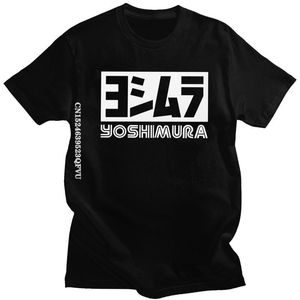 Manlig japan yoshimura t shirt bomull tshirts för män klassisk tee skjorta tryckt avstämning race auto tees lösa fit kläder