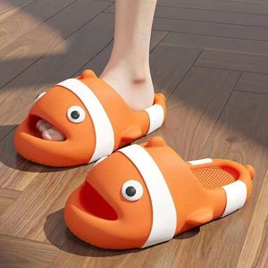 Slippers Sandals Cute Women's Fish Platform Indorod Outdoor Bathroom House Blingper مع Songed Sandalias de Mujer 83