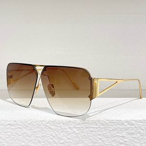 Designer Sonnenbrille für Frauen Sonnenbrillen Männer Fashion Metall Rechteckrahmen Retro Frauen lässig verschreibungspflichtige Sonnenbrille Herren Urlaubsfeiern Brille Top Qualität