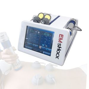 Shock Wave Machine 2 i 1 EMS Muscle Stimulator Device ed Behandling Chockvågterapiutrustning för smärtlindring och benläkningsklinikanvändning