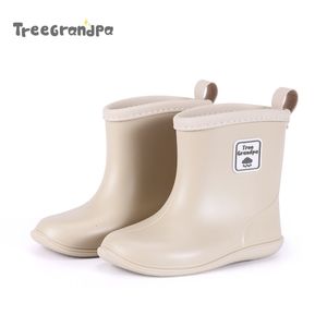 Botas de Chuva de Borracha Atléticas para Crianças ao Ar Livre Meninos Crianças Botas de Chuva Tornozelo Impermeáveis Sapatos Impermeáveis Bico Redondo Sapatos de Água Borracha Macia 230718