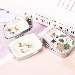 Jewelry Pouches 4PCS Case Portable Water Proof Dispenser Box Container Organizer Holder Tablet Storage