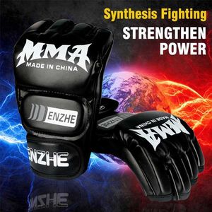 Защитная передача половина пальцев MMA Fighting Gloves Комфортно в использовании прочной Rdy Heathraiting Men Men Boxing Gloves HKD230719