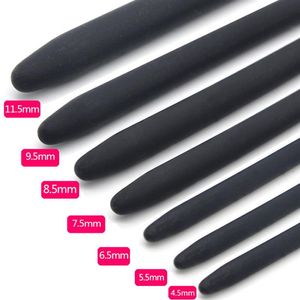 7pcs Urethral Dilator Set Silicone Penis Plug Sounds BDSM sexy Toys For Men Masturbators Uretral Stimulator Sounding Rod2333