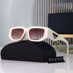 Designer-Sonnenbrille für Damen, klein, Vollformat, weiße Brille für Herren, klassische Brille mit Buchstaben-Grafik, Antireflex-Sonnenschutz, Adumbral, Luxus-Sonnenbrille für Herren