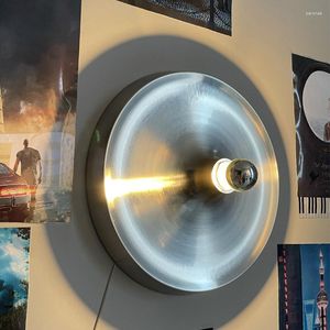 Vägglampa nordiska sconce bakgrundsdekorationer vardagsrum bauhaus rymd ufo ljuskronor ljus gång korridor sovrum tak