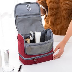 Bolsas de cosméticos Designer bolsa de higiene para pendurar cosméticos de viagem à prova d'água Oxford organizador para acessórios kit homens mulheres