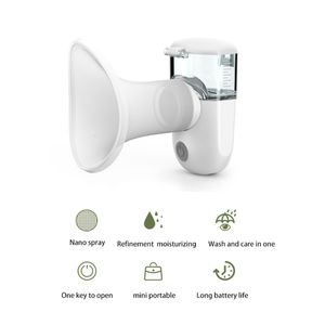 Yüz Bakım Cihazları 25ml Mini Taşınabilir Göz Nano Püskürtücü Nemlendirici Su Sisi Buharlayıcı Güzellik Sağlığı Cilt Buhar Makinesi 230718