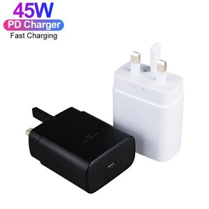 45W Super Fast Charger USB C Port Adapter Charger For Samsung Galaxy S22 21 Fast Charging Type C Travel Portable Charger