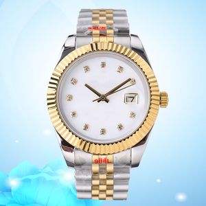 AAA Mens Automatic Mechanical Movement Watch Classic Style 41mm Stainless Steel Diamond Face Gold Watch Sapphire Glass Waterproof Luminous Watches