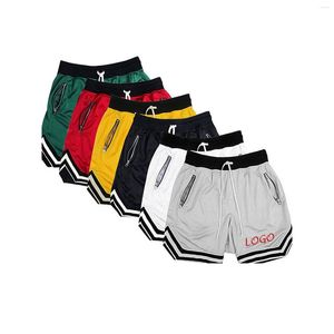 Men's Shorts Custom LOGO Summer S-5XL Thin Mesh Sports Basketball Running Training Breathable Fitness Pants Loose