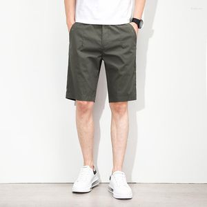 Herren-Shorts, Sommer-Herrenanzug, schmal, trendig, leicht, reif, draußen, dünn, lässig, alles weich, elastisch, mittlere Hose S6053