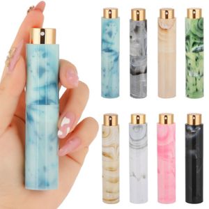 Butelka perfum 10 ml przenośna butelka sprayowa przecieka dla kobiet mężczyzn Mężczyzny wzór marmurowy Butelki Atomizer Mini napełnienie pusty opryskiwacz 230717