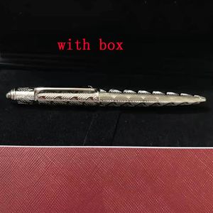 Canetas de luxo GIFPEN Edição limitada Metal Rollerball Pen com pedras preciosas e caixa vermelha como presente Ball Point256u