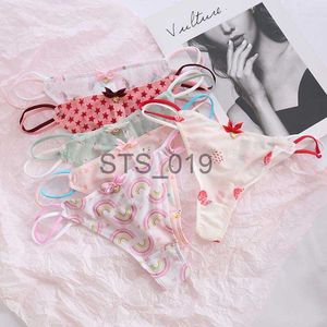 Slip Mutandine Altre mutandine Ragazze carine Mutandine Ladies Mesh G-String Sexy perizoma trasparente Fragola Cherry Intimo donna senza cuciture a vita bassa x0719