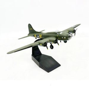 Uçak Modle Diecast Metal Alaşım 1/144 Ölçekli İkinci Dünya Savaşı Klasik Bombacı Düzlem B17 Uçak Uçak B-17 Model Toplama için Oyuncak 230718