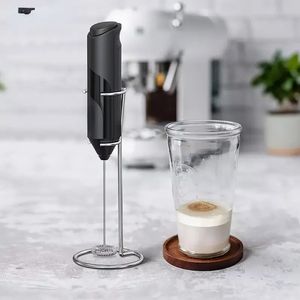 1pc Batedor de Leite Handheld Mixer Máquina de Café Batedor de Ovos Chocolate Cappuccino Agitador Mini Liquidificador Portátil Utensílio de Batedor de Cozinha