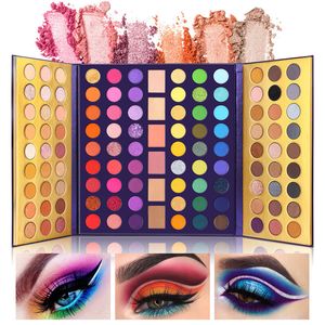 Ombretto UCANBE Mirror Palette per ombretti colorati 114 tonalità Glitter Shimmer Matte Bright Purple Green Eye Shadow High Pigment 230717