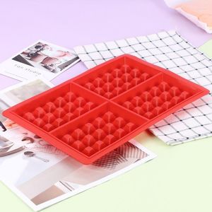 Stampi da forno Stampo per cialde in silicone a forma di cuore ad alta temperatura Stampo per waffle in silicone Utensili da forno per cucina Cucina per uso domestico Quadrato fai da te