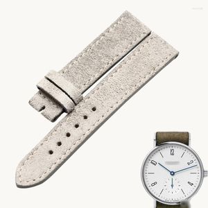 Oglądaj zespoły Watula Watch Bands for Nomostangomat602 Tangente Calf-Leather Band skóra krowa