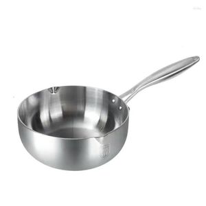 Milk Pot Japanese Shippin Stainless Steel Baby Complementary Uncoated Non-stick Pan Panfrying One Cooker Kitchen