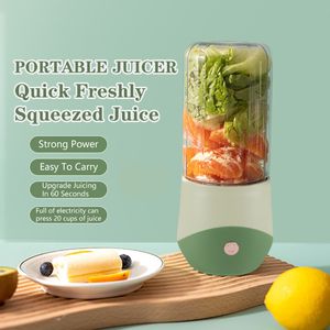 Juicers Electric Juicer Mini Portable Blender Fruit Mixers Fruit Extractors Multifunction Juice Maker Machine Blender Smoothies Mixer 230717