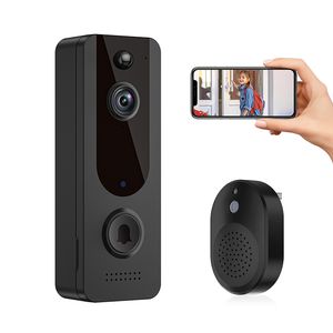 V8 nova promoção anel wifi campainha inteligente telefone sino visualizador câmera 1080 p aiwit campainha de vídeo sem fio com carrilhão dingdong