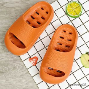 Slipper Summer Kids Slipper Children Baby Home Slippers Waterproof Breathable Non-slip Boys Girls Beach Shoes R230805