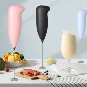 1pc, Electric Milk Beater Frother, Mini Electric Egg Beater, Coffee Foam Egg Beater Mixer, Mini Portable Mixer, Beverage Mixer, Home Kitchen Accessories